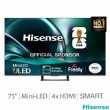 Hisense 75U7QTUK 75 Inch Mini LED HD Smart TV