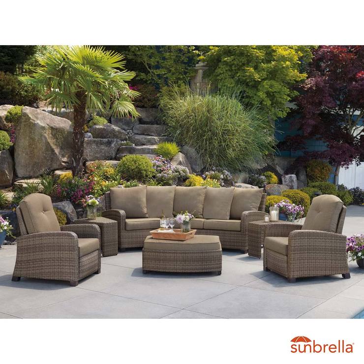 Fully Woven Recliner Seating Set, Costco Patio Furniture Out Of Stock