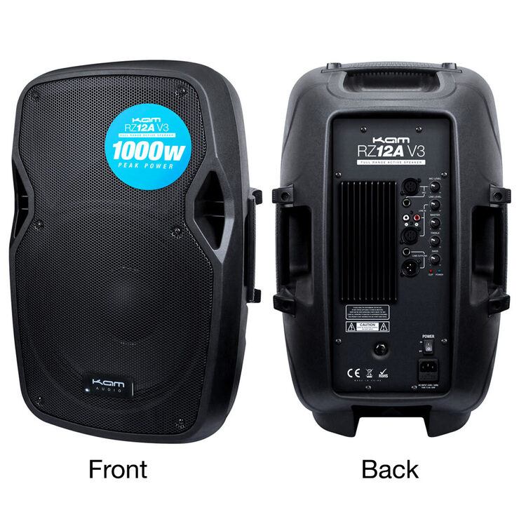 KAM RZ12ABT 12" Bluetooth Speaker, 1000W Costco UK