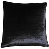 Paoletti Luxe Black Velvet Feather Fill Cushion 2 Pack, 55 x 55 cm