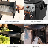 Blackstone 28" Griddle Gas Barbecue with Airfyer Blackstone 28" Griddle Gas Barbecue with Airfyer