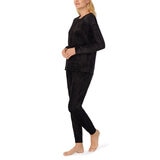 Carole Hochman Ladies Lounge Set in Black, Large