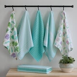 Mikasa Blue Kitchen Towels, 8 Pack Mikasa Blue Kitchen Towels, 8 Pack