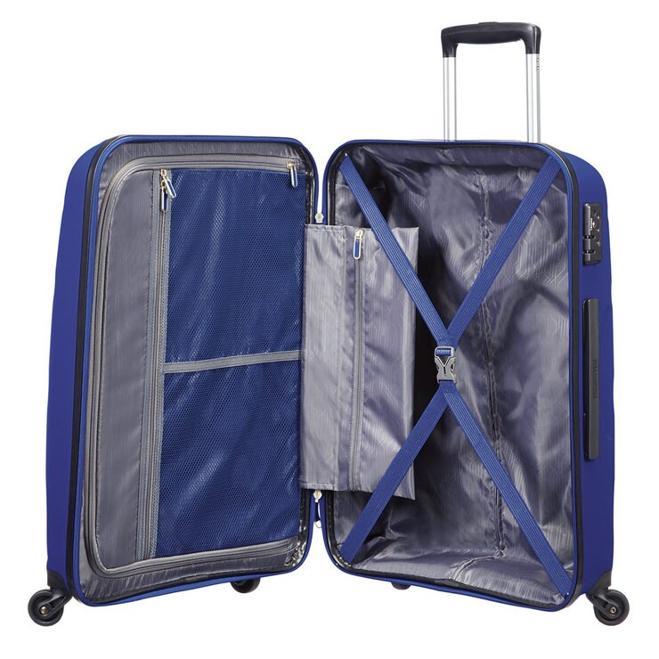 American Tourister Bon Air 3 Piece Hardside Suitcase Set, Blue Costco UK