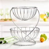 Mesa 2 Tier Yardley Helix Chrome Basket