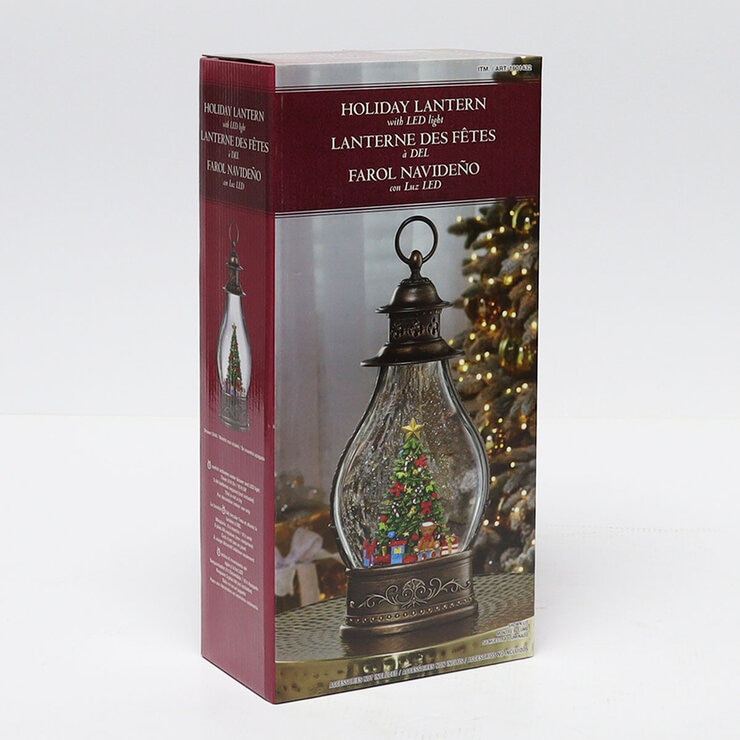 Holiday Scene Lantern In Christmas Tree Scene packaging
