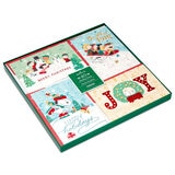 Hallmark Hand Crafted Christmas Card Assortment: Peanuts - 40 Pack