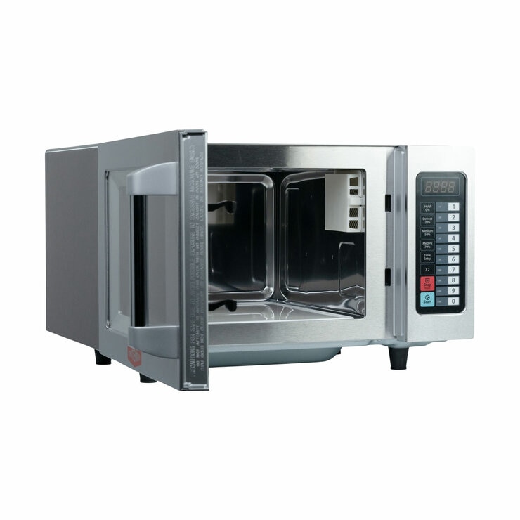 Image of Contender Programmable Commercial Microwave with door open