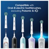 Compatible with Oral B electric toothbrushes excluding Pulsonic & iO