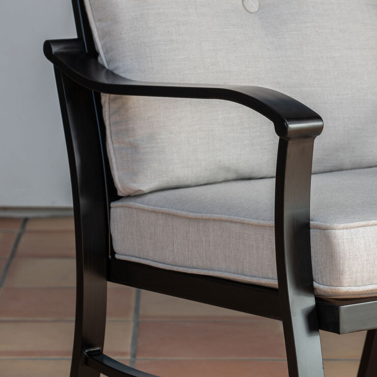 Sunvilla Anita 7 Piece Fire Dining Set + Cover Costco UK