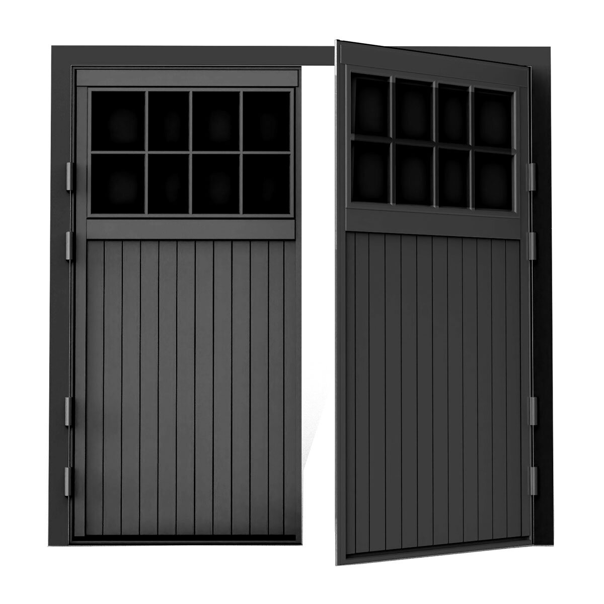 Cardale Bedford Side Hinged Garage Door With Installation in 3 Colours