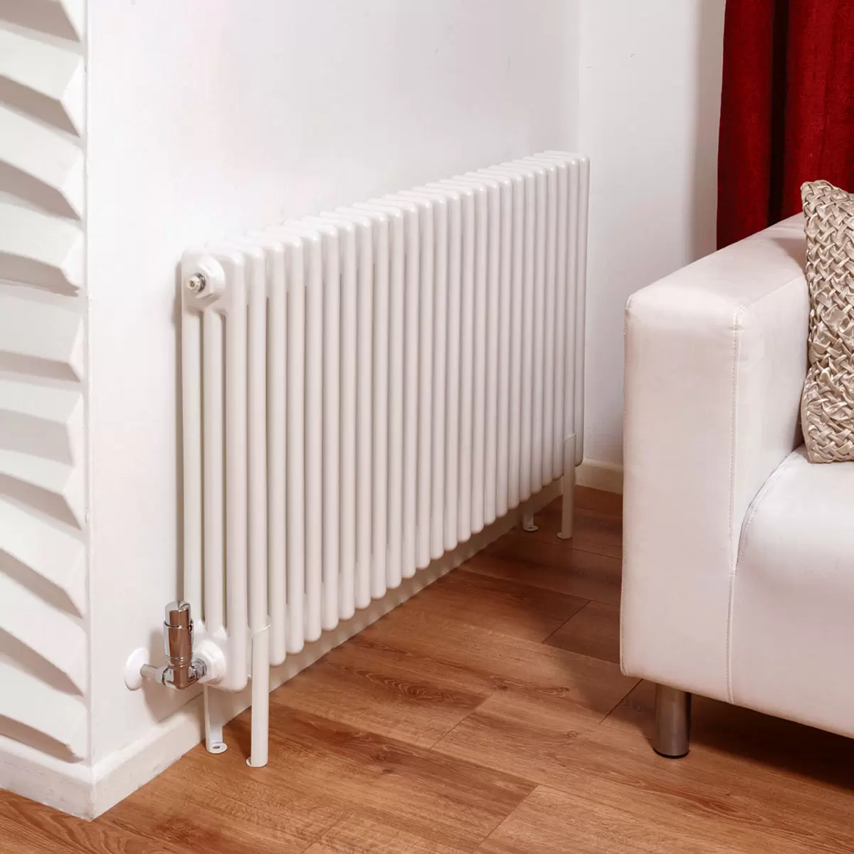 Radiatore a 3 colonne bianco ultracaldo in tre misure - Foto 10 di 12