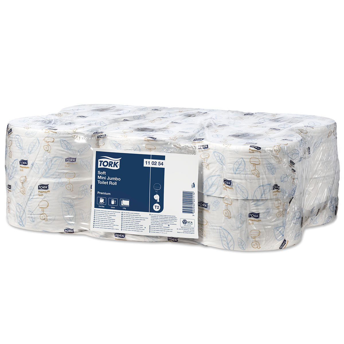 Tork Mini Soft Jumbo Premium Toilet Roll, 12 x 170m Pallet Deal (30 Units)