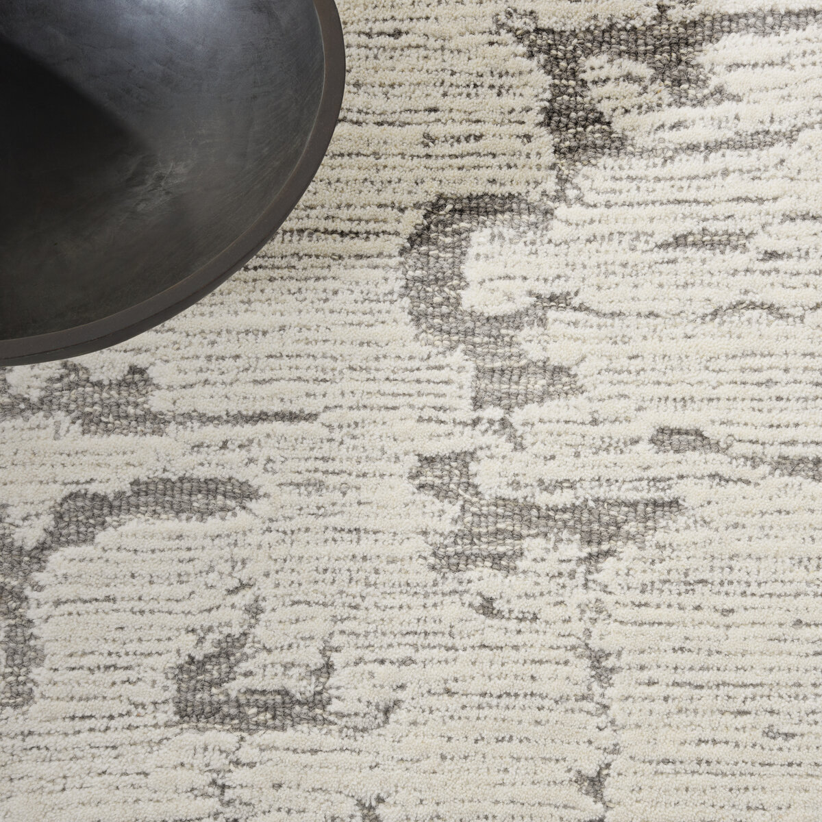 Calvin Klein Sculptural Grey Rug in 2 Sizes