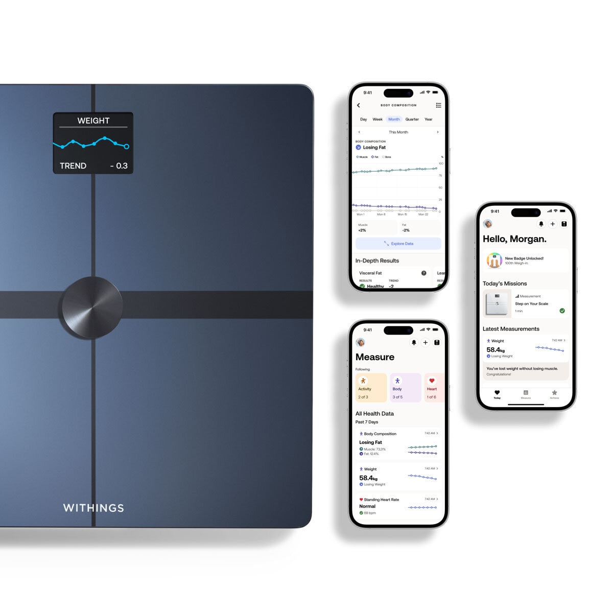 WITHINGS Body Smart Advanced Body Composition Wi-Fi Scale