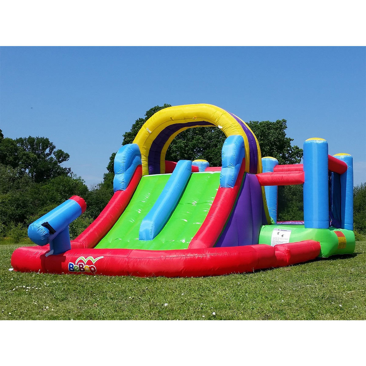 BeBop 7ft 9" Total Wipeout Bouncy Castle and Water Slide (3-10 Years)