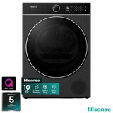 Hisense KitchenFit 5i Series DH5I104BBAB, 10kg Heat Pump Dryer, A+++ Rated in Black