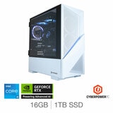 CyberPower, Intel Core i5, 16GB RAM, 1TB SSD, NVIDIA GeForce RTX 5060, Gaming Desktop PC