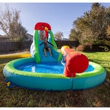 Happy Hop Ultimate Climb, Spray & Bounce Water Slide Pool