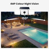 Reolink 2K 4MP 150° Solar Ease Battery WIFI Floodlight Security Camera with Colour Night Vision - 2 Pack Reolink 2K 4MP 150° Solar Ease Battery WIFI Floodlight Security Camera with Colour Night Vision - 2 Pack