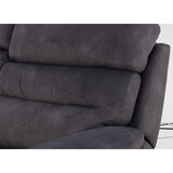 Ellis Grey Fabric Power Reclining Sectional Sofa with Power Headrests