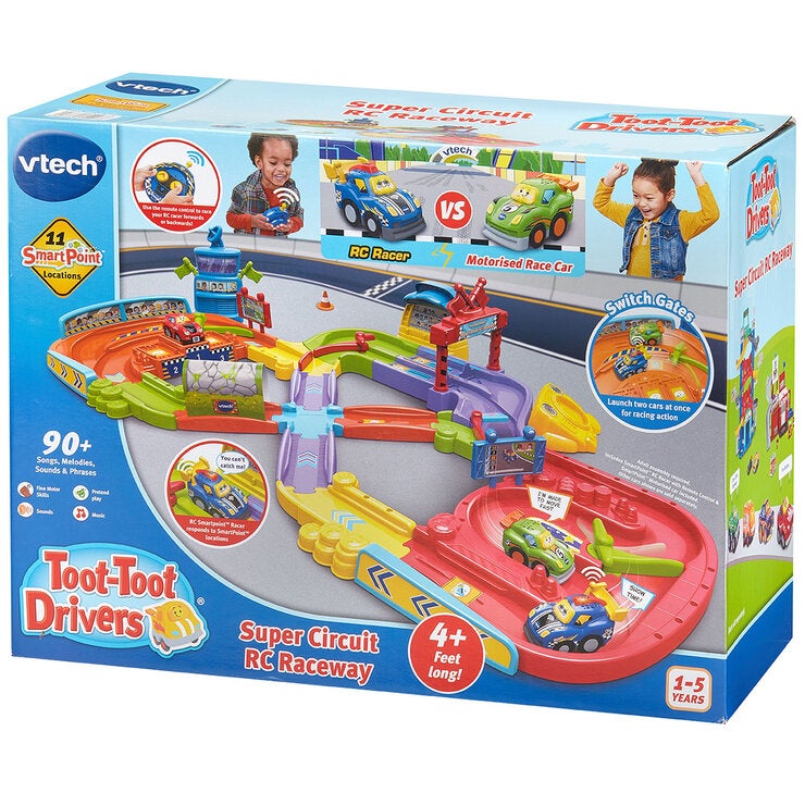 VTech Toot-Toot Drivers® Super Circuit RC Raceway Box Image VTech Toot-Toot Drivers® Super Circuit RC Raceway Box Image