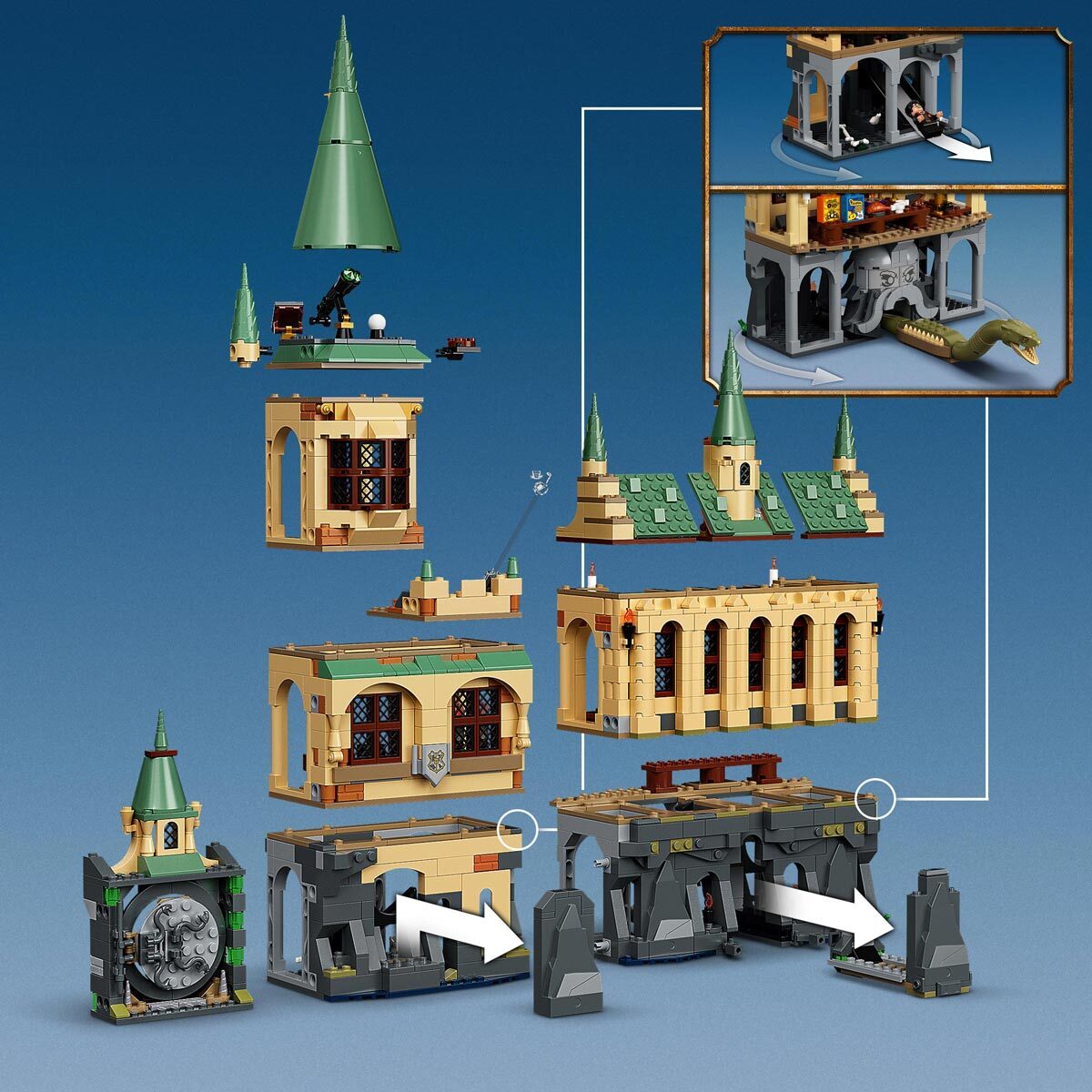 Buy LEGO Harry Potter Hogwarts Chamber of Secrets Close up 2 Image at costco.co.uk