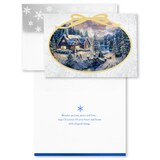 Hallmark Hand Crafted Christmas Card Assortment: Thomas Kinkade - 40 Pack