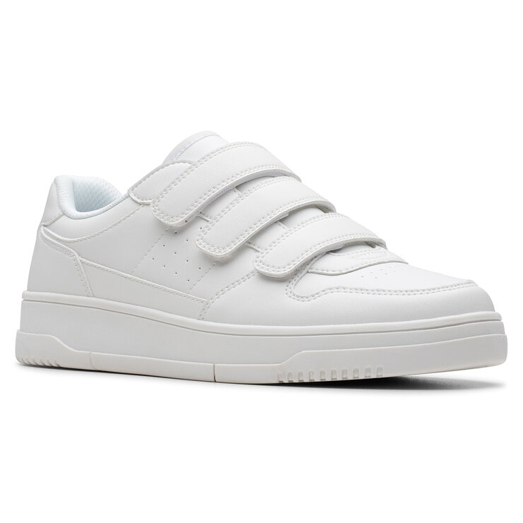Clarks Kids Canyon Sky White Trainers Clarks Kids Canyon Sky White Trainers