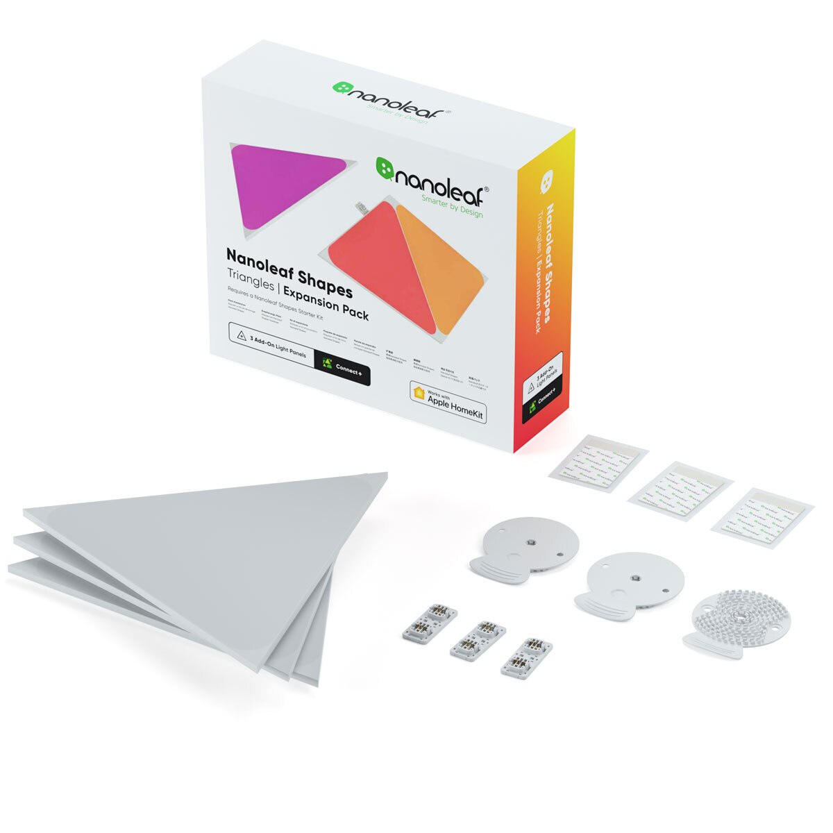Nanoleaf Smart Light Shapes Triangles Starter Kit 7 Panels Costco UK