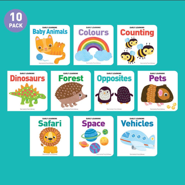 Take Along 10 Board Vinyl Carry Bag Assortment, Early Learning Take Along 10 Board Vinyl Carry Bag Assortment, Early Learning