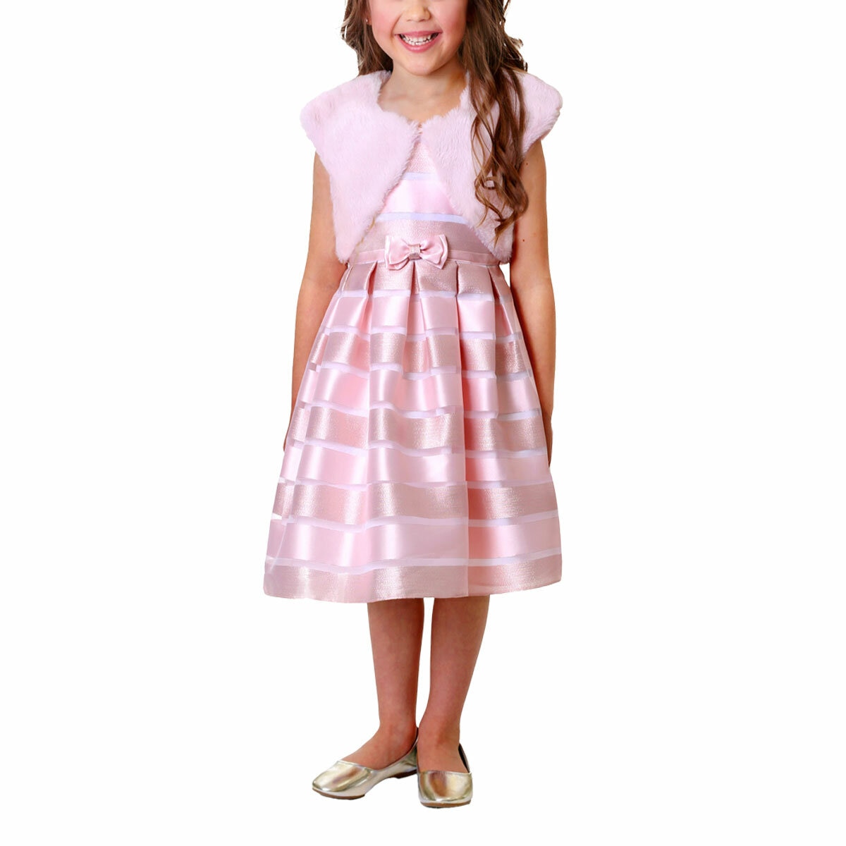 Jona Michelle Kids Dress in Pink, 4 Years