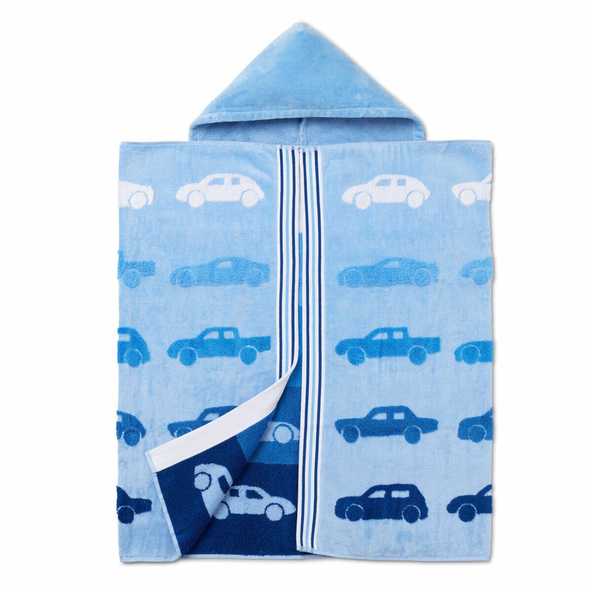 Kids Bath Hooded Towel in Cars, 69 x 127 cm