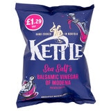 Kettle Hand Cooked Sea Salt & Vinegar Chips PMP £1.29, 12 x 80g