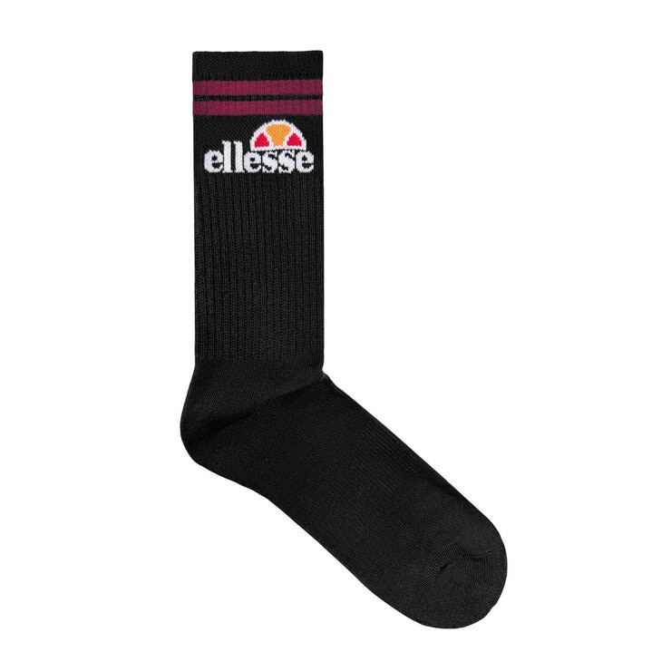 Ellesse Men's Heritage Crew Socks 10 Pack in Black Ellesse Men's Heritage Crew Socks 10 Pack in Black