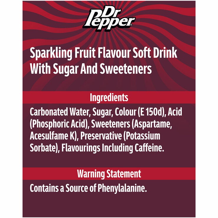 Fanta, Dr Pepper, Sprite Variety Pack, 30 x 330ml
