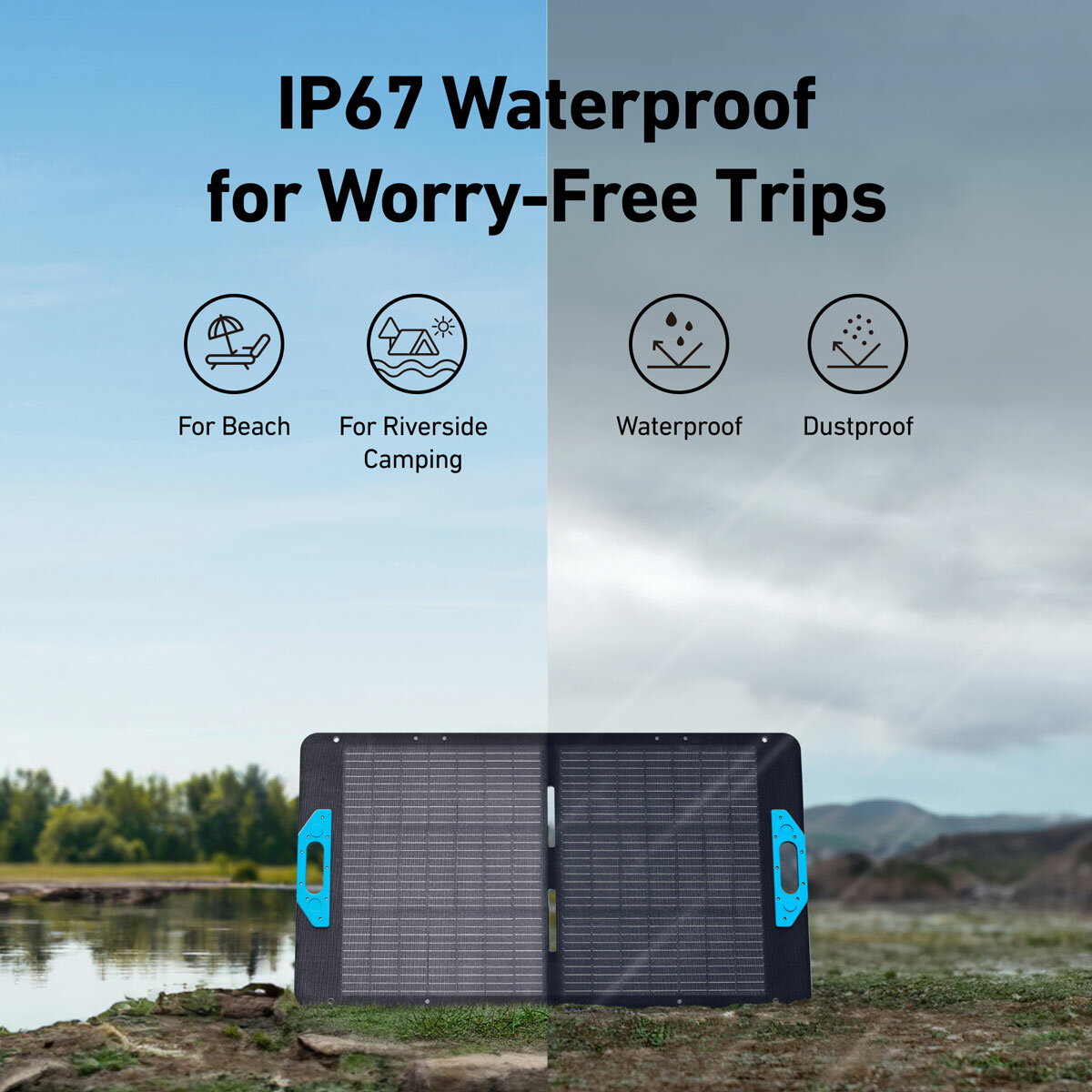 Anker Solix 100W Foldable Solar Panel