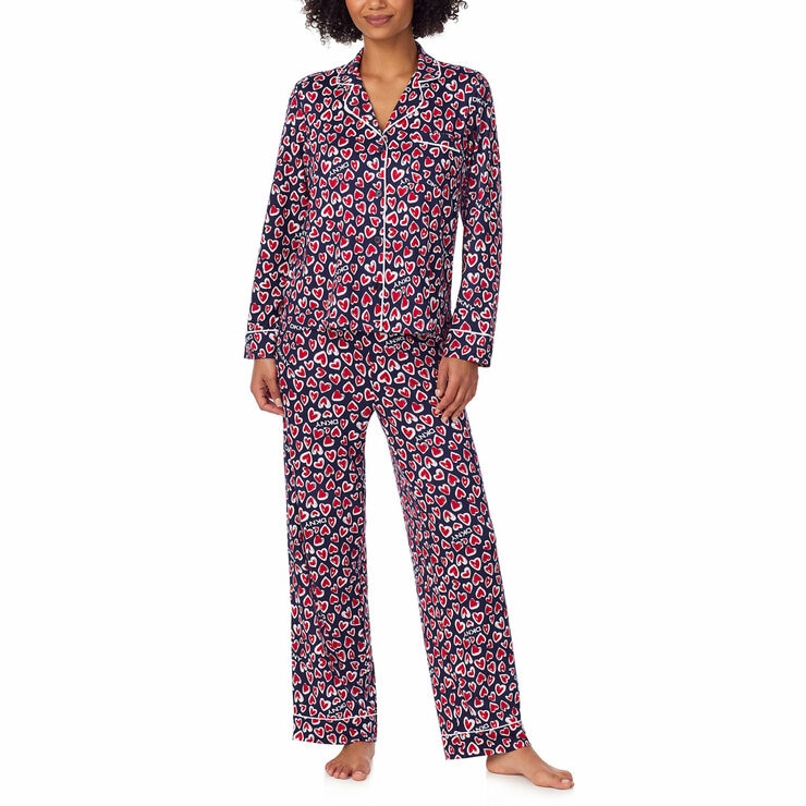 DKNY Women's Notch Collar Pyjama Set DKNY Women's Notch Collar Pyjama Set