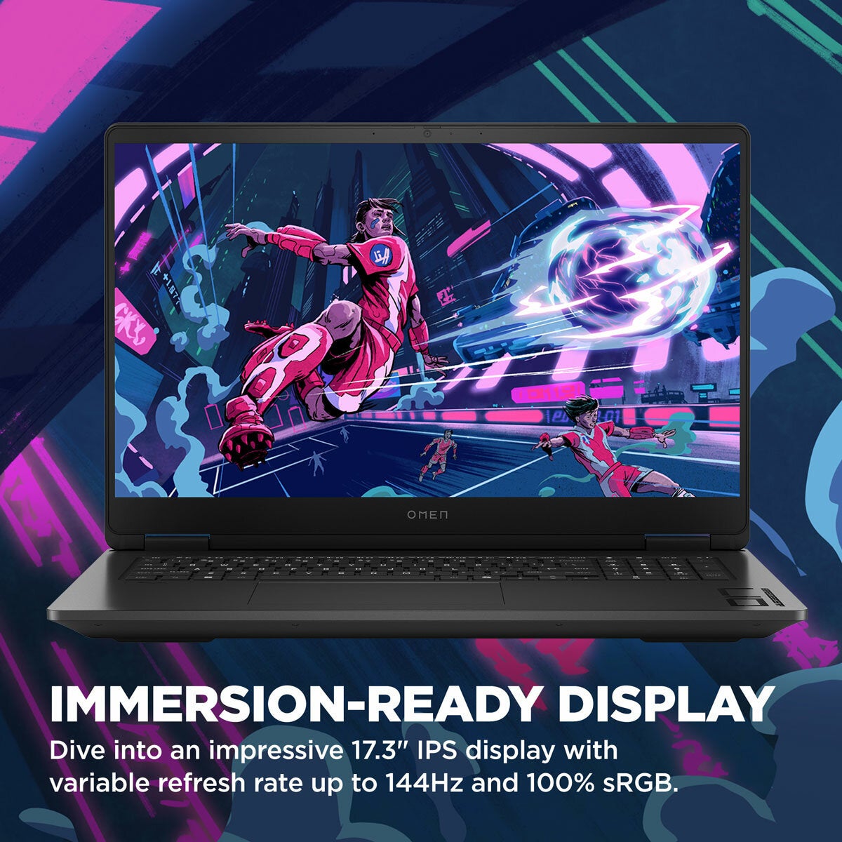 HP OMEN, AMD Ryzen AI 7, 16GB RAM, 1TB SSD, NVIDIA GeForce RTX 5060, 17.3 inch Gaming Laptop, 17-db1000na HP OMEN, AMD Ryzen AI 7, 16GB RAM, 1TB SSD, NVIDIA GeForce RTX 5060, 17.3 inch Gaming Laptop, 17-db1000na
