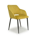 Nero Lime Velvet Dining Chair 2 pack