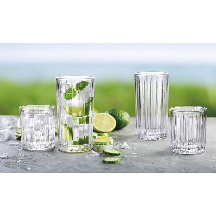King Crystal Revel Glassware Set 16 Piece