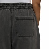 Teddi Rose Wide Leg Denim Pull on Pant in Black