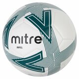 Studio image of the Mitre Revolve Football Size 5 in Green