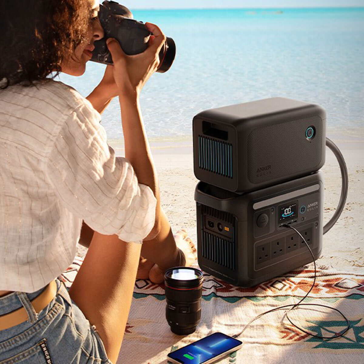 Anker C100X Portable Power Station 1056Wh & Expansion Battery at costco.co.uk