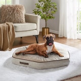 Kirkland Signature Hexagon Napper Pet Bed 42" (106.7cm) in Creme Quilted