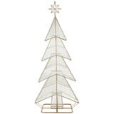 7ft (2.1m) String Lighted Tree with 2000 Warm White LED Lights