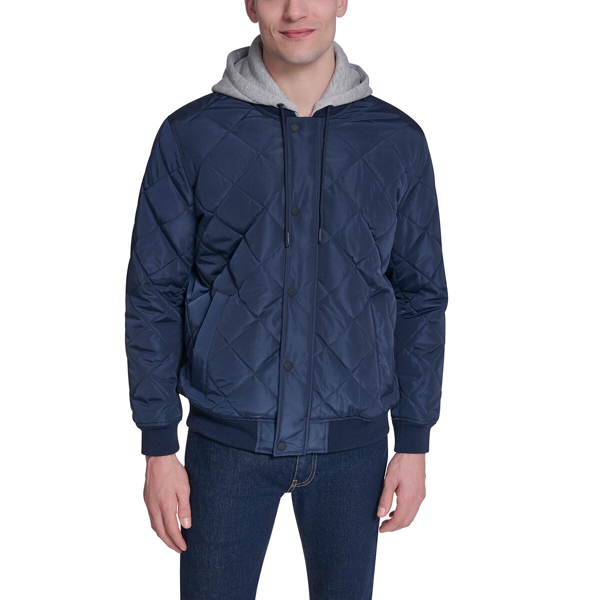 Converse Men's Hooded Bomber Jacket Converse Men's Hooded Bomber Jacket