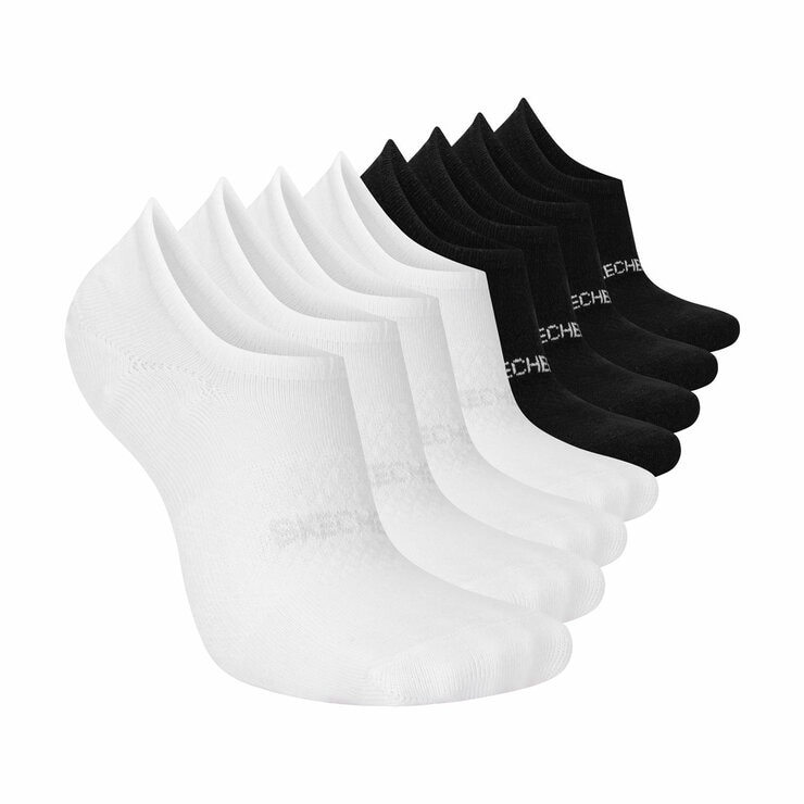 Skechers Ladies No Show Sock 8 Pack