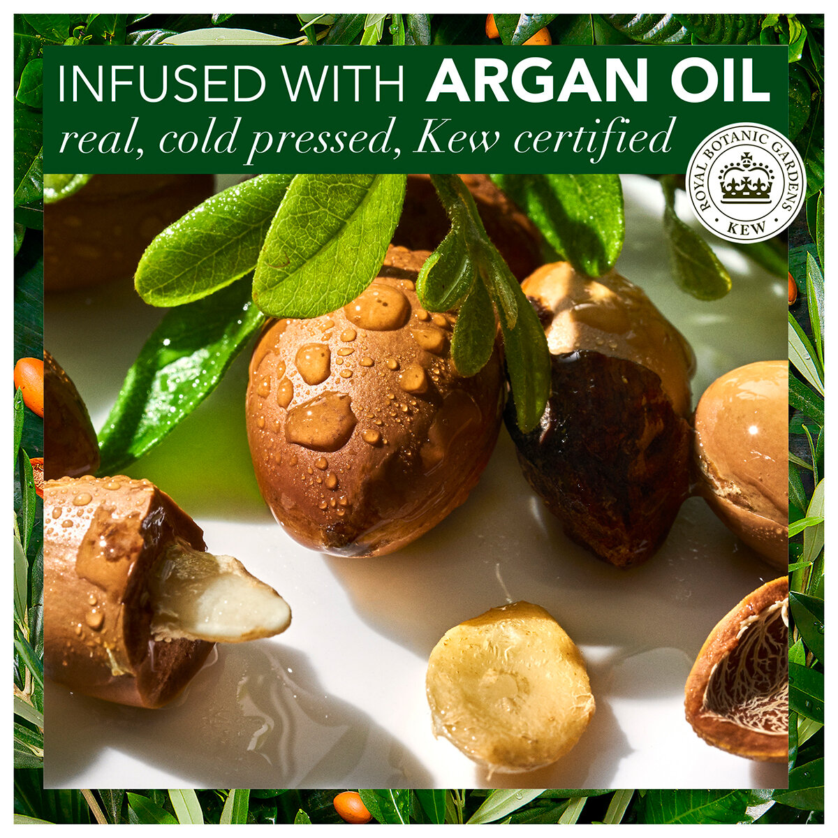 Infused with Argan Oil