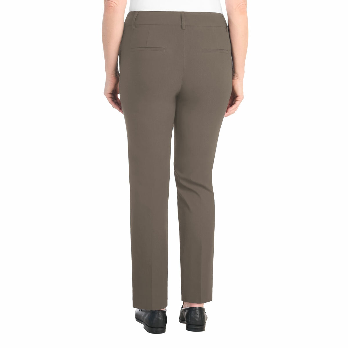 Hilary Radley Pull On Pant in Mushroom